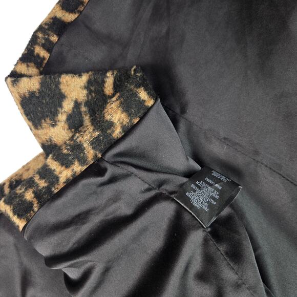 Torrid Leopard Print Pea Coat - Picture 5 of 8